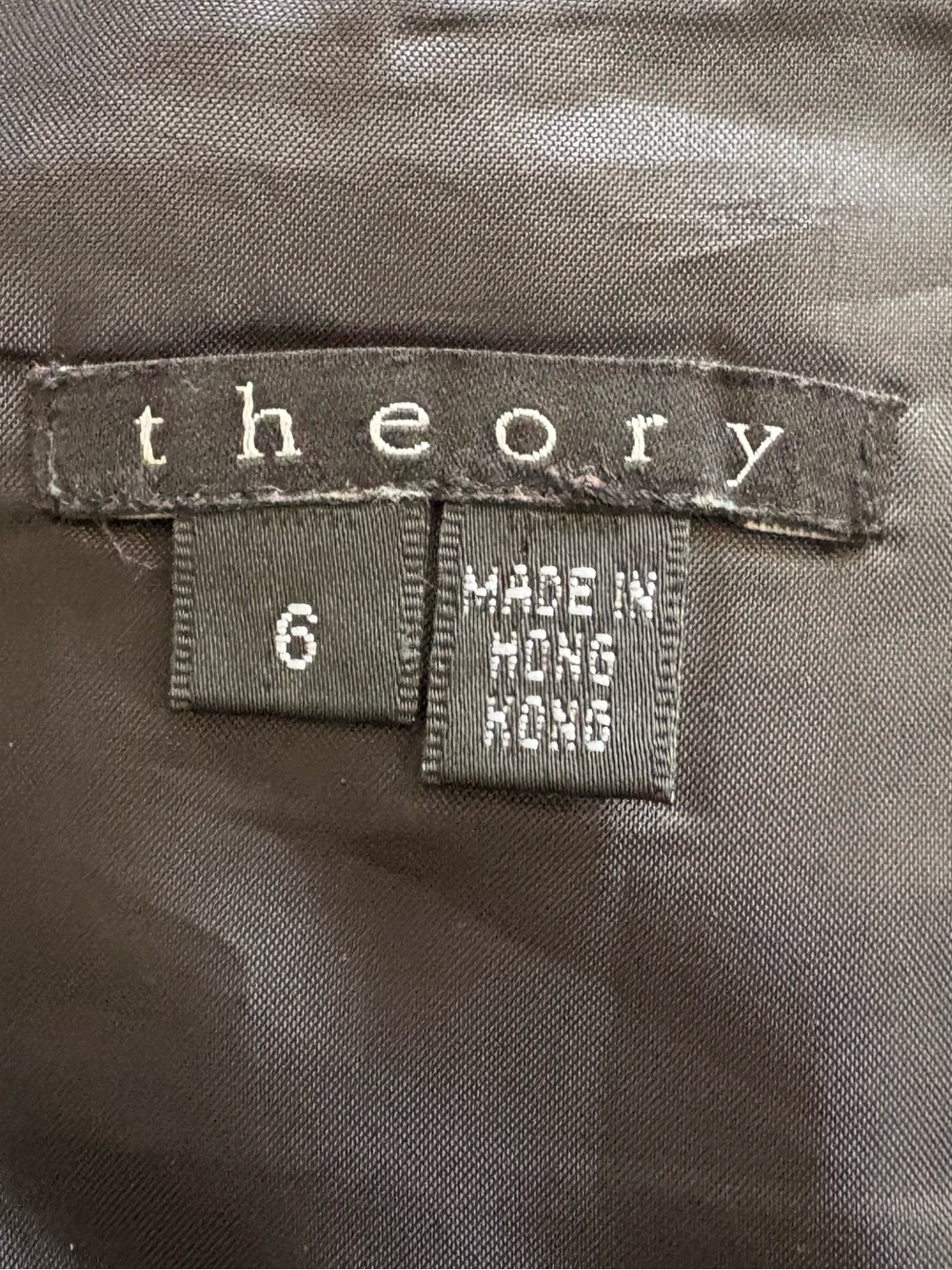 Theory Honey Black Strapless Pleated A-Line Dress Size 6 - Picture 3 of 6